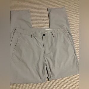 Men’s Tommy Bahama Gray Casual Pants, 35x32, Polyester Nylon